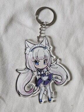 Vanilla Nekopara Clear Acrylic Keychain